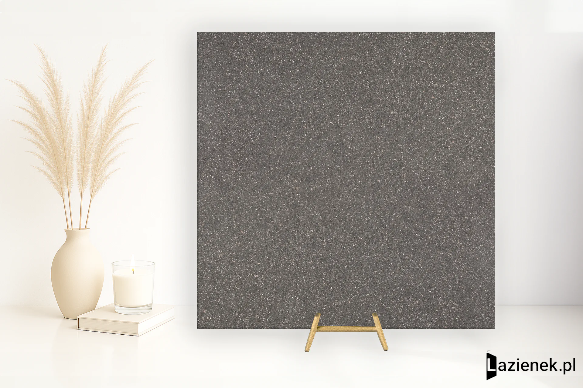 Graniti Fiandre Il Veneziano Seminato Nero polerowana 120x120 cm gr. 10 mm - płytka rektyfikowana / AL247X10120